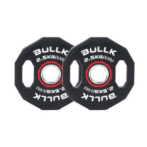 불크 12각 TPU 우레탄 중량 원판 2.5kg 2개입 바벨 역기 헬스 운동 홈트