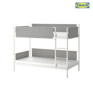 이케아 VITVAL 비트발 2층 침대 프레임세트 90x200cm/매트미포함/이층침대/사다리침대