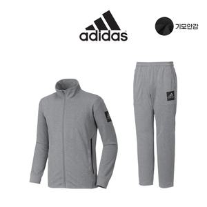 아디다스 컴뱃스포츠 마샬아츠 기모 트레이닝 세트 TR110 GR(그레이) 남녀 운동복 슬림핏 겨울용