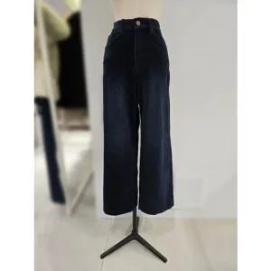 [갤러리아] [SOUP]밴딩 반기모 세미 와이드 데님？팬츠 SABDP30