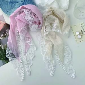 레이스 쁘띠 스카프 프릴 예쁜스카프