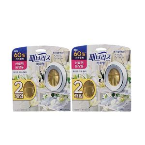 페브리즈 비치형 신발장 옷장용 방향제 (실내용) 화이트 티 앤 릴리 6.3ml 4개 /