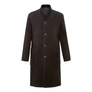 [레노마 옴므]레노마 울 시보리카라 코트 다크그레이  FMLPBH53A