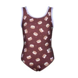 [레노마수영복]여아 마카롱 원피스수영복 브라운 RN-GS2E805-BR_CA