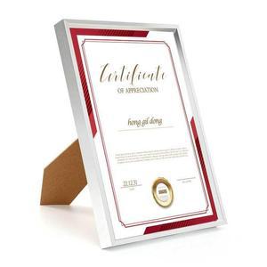 [HYIJU64J_4B]자격증액자 상장케이스 표창장액자 유광실버