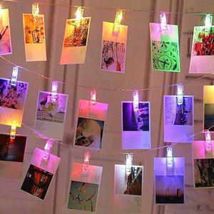 [기타]전구 집게등 책상조명 집게 사진걸이 침대조명 (WFFP6AB)