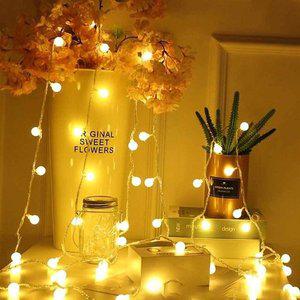 [기타]크리스마스조명 전구 줄전구 led앵두 건전지조명 (WFFP6NC)