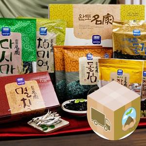 완도 돌 구이 김 건 미역 다시마 멸치 6종