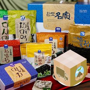 완도보감 돌 구이 김밥 김 건 미역 다시마 8종 선물용
