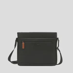 헤지스 액세서리 [소량재고] [ASTER] 아스터 블랙 단색 가죽 크로스백 HJBA5E875BK