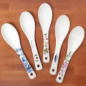 보겐 도자기 라면스푼 1PCS 중식스푼 완탕스푼 마라탕스푼 우동스푼 차이나스푼 국물스푼 요거트스푼