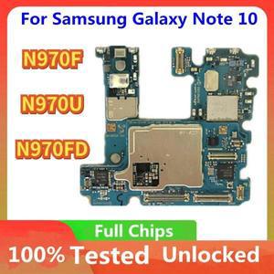 마더보드 로직 보드 풀 칩, 삼성 갤럭시 노트 10 플러스 N975F N975U N975W N976N 1/2 심 N976V N976B 4G 5