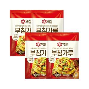 백설 부침가루 1kg x4개