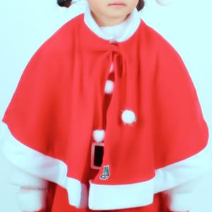 어린이 빨간 망토 크리스마스 산타 분장 성탄절 코디