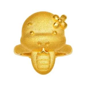 [한국금다이아몬드] 아기 순금 뱀 돌반지 24K 1.875g 돌잔치 100일 선물