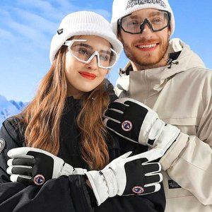 [기타]남녀 공용 겨울 커플 스키 보드 방한 장갑 벨벳 안감 (WFGJC1T)