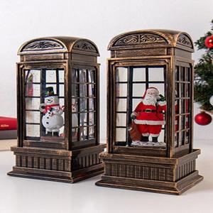 [HYIJQMGS_4B]8814 공중전화 LED 워터볼 오르골 2종 옵션 2