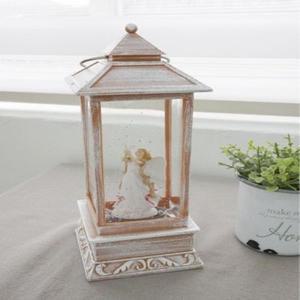 [HYIJQMGX_4B]워터볼 LED 오르골 핑크