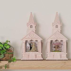 [HYIJQMFH_4B]핑크 워터볼 오르골 2종 옵션 1