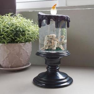 [HYIJQMGD_4B]해골 촛대 LED 워터볼