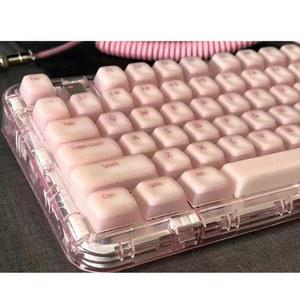 투명 컬러 실리콘 트레이 백라이트 WOLFPA 반투명 키캡 방진 전시 젤리 금속 NOGI