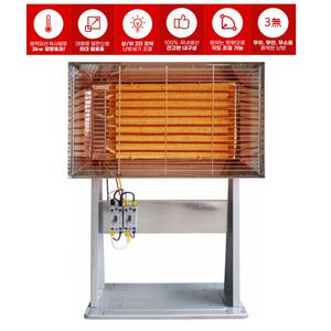 원적외선 전기 히터 거실 사무실 난방기 난로 코드선 미부착