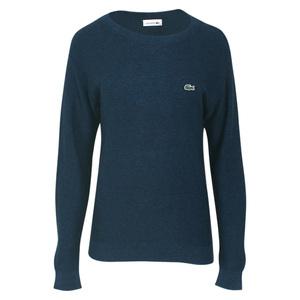 라코스테 여성 골지 보트넥 스웨터 맨투맨 긴팔 티셔츠 AF8766-10-0NF