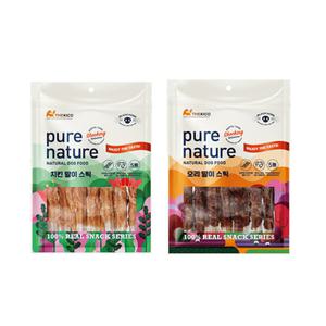 더키코 퓨어네이처 치킨, 오리말이 스틱 강아지껌