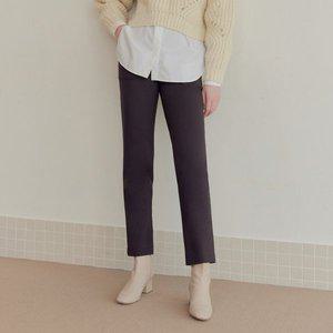 [크레송]벤클라인 여성 브라운 폰테 기모 밴딩 팬츠 V234B402A_32