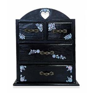 [HYIJTNF2_4B]토단 원목함 나전칠기 자개 공예-원목 수납함