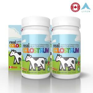 [초록마을입점제품] 캐나다산 리얼초유 츄어블 1500 120정 2병