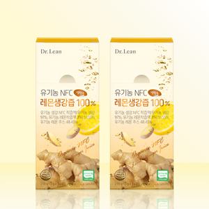 닥터린 유기농 NFC 레몬생강즙 100% 15g x 14포 x 2개 / IBY