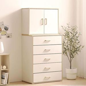 아기옷서랍장 옷서랍장 C31204 5단 도어 상부장 세트 800