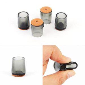 원형 반투명 의자발 4P 적정 18mm 덮개 식탁의자 커버 (WFGPWGQ)