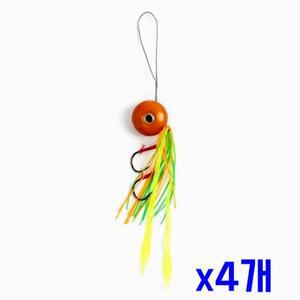 유동식 타이라바 루어 훅 (오렌지) 세트(40g) x4개 (3eXDT)