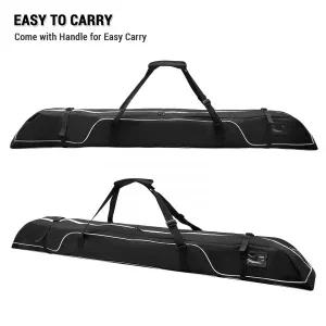 스노우 보드 왁싱 왁스 스키 다리미 여행용 스노보드 가방 방수 장비 보관 192cm 대용량 백팩