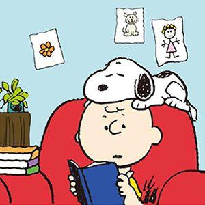 [셀러허브 1][HY6H2492_51AJ]DIY 피너츠 스누피 찰리브라운 독서 25X25