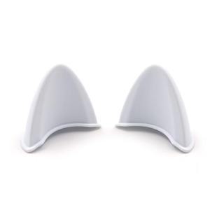 [JH2QR8QR_51]헬멧 장식 악세사리 고양이귀 화이트2개세트