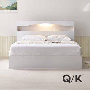 [상일리베가구] 로한 LED 수납 침대 Q/K 프레임
