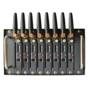 웨이브컴 Q24PLUS 모듈 8 포트 USB 인터페이스 에뮬레이트 COM /RS232 명령어 SMS MMS TCP /IP US 플러그 전원 어댑터가 포함된 OSTENT 쿼드 밴드 GSM GPRS 모뎀