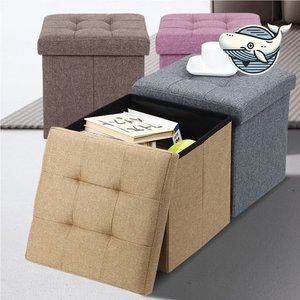 다용도 수납패브릭 스툴 보조의자 아기 책상 (WFGRF40)