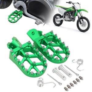 안신 풋 페그 모터사이클 유니버설 CNC 풋페그 KX KLX용 50-125cc BT200X 미니 자전거 SSR 아폴로 RFZ 타오타오 리판 카요 쿨스터 피트 바이크 - 그린