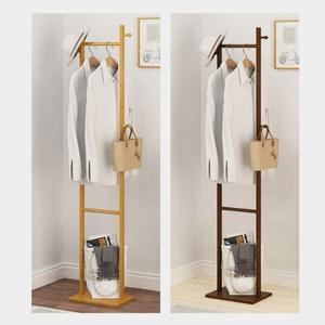 [라일리] Rly 원목 스탠드 튼튼한 조립식 사무실 옷걸이 우드 행거