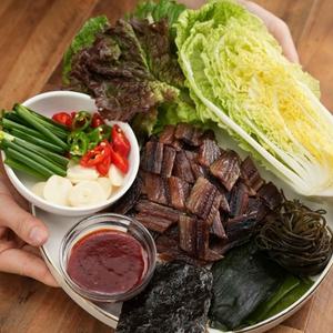 포항 구룡포 과메기 3미 해초 야채세트 손질 햇과메기