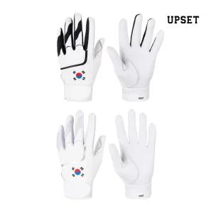 나만의 이니셜 국가대표 태극기 프리미엄 양피 양손 배팅장갑 야구장갑