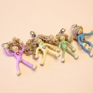 솜씨키트 뽀글머리 걱정인형 만들기 DIY 키트 키링 세트 재료