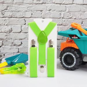 [BZI30HM5_51IF]무지 멜빵 쥬니어 벨트 서스펜더 연두