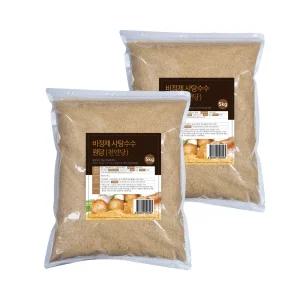 비정제원당 10kg(5kgX2개) 사탕수수 설탕 흑설탕 천연