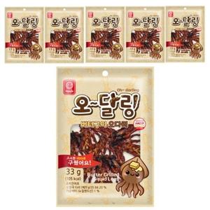한진식품 오달링 버터구이 오다리 33g 6개