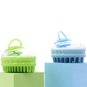 강아지 샤워브러쉬 고양이 목욕솔 실리콘 샴푸브러쉬